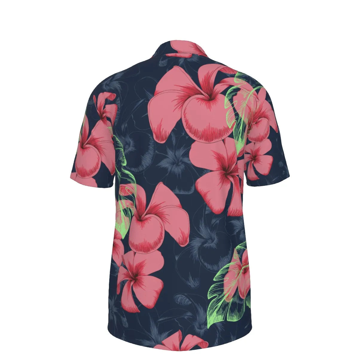 Vibrant Plumeria Drifit Kane Polo