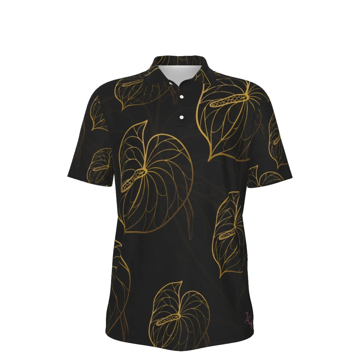 Gold Anthurirum Kane DRI-FIT Polo
