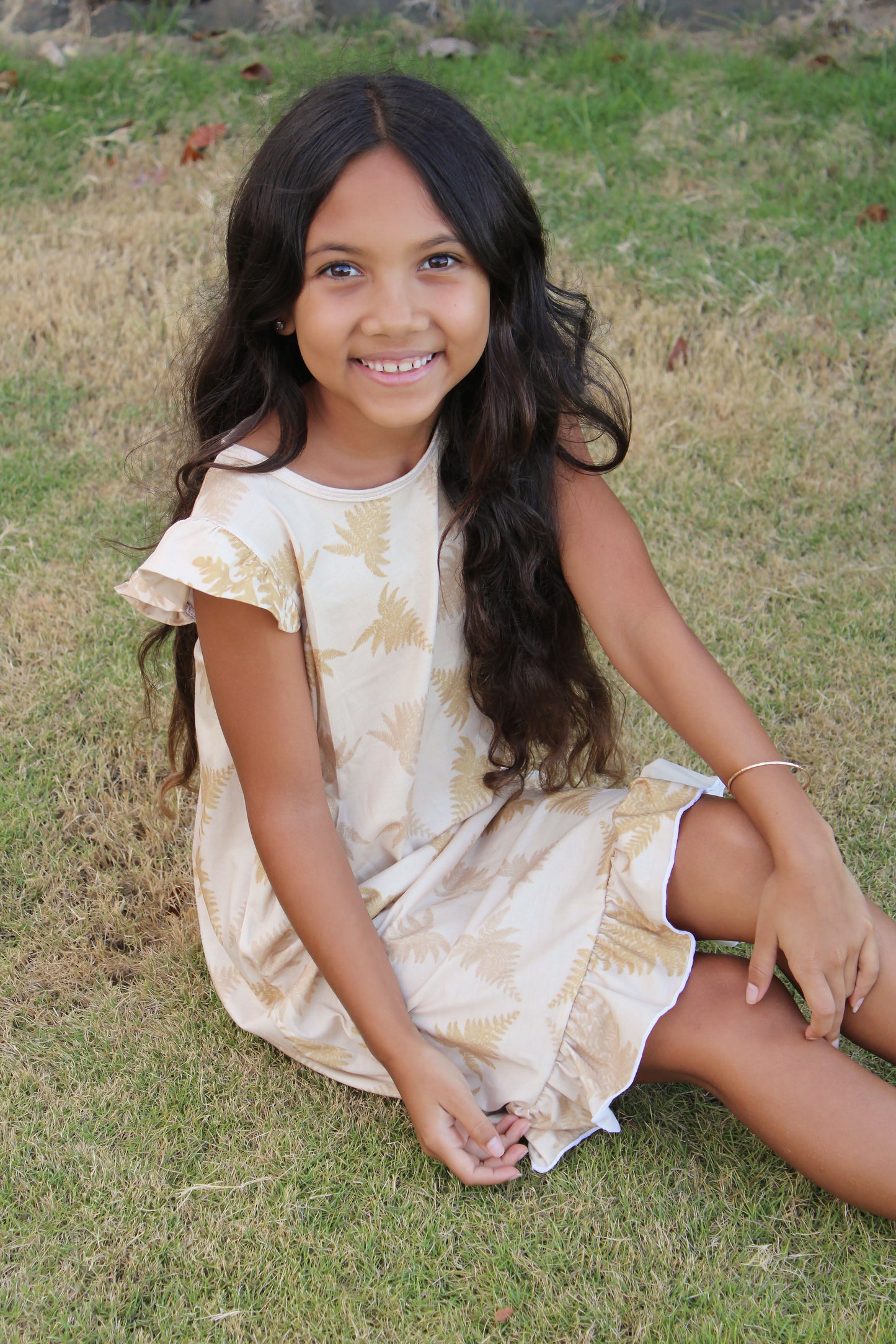 Tita Dress- Beige Palapalai