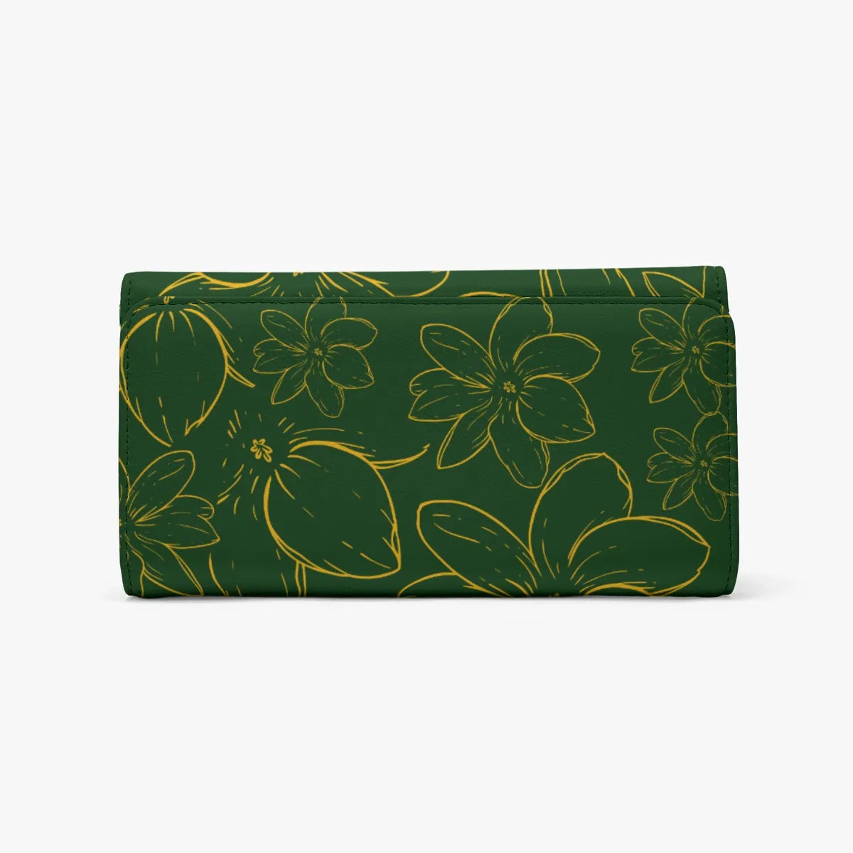 Classic Tote - Green and yellow Tiare print